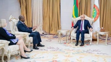 Photo de Le Président de la République reçoit une délégation des Nations Unies