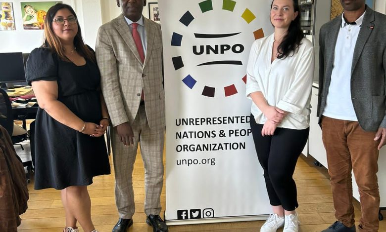 Rencontre à Bruxelles entre Biram Dah Abeid et L'UNPO
