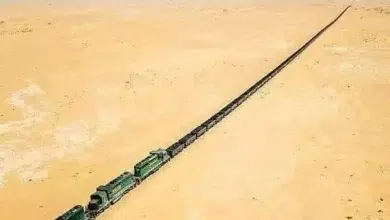 Photo de Avec une longueur d&rsquo;environ 2,5 km, le chemin de fer mauritanien est parmi les plus longs au monde.