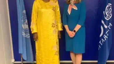 Photo de Madame Lalya Aly Kamara s&rsquo;est entretenue avec la DG de l&rsquo;OIM