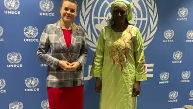 Photo de La ministre de l’environnement a rencontré la Secrétaire exécutive de la CEE