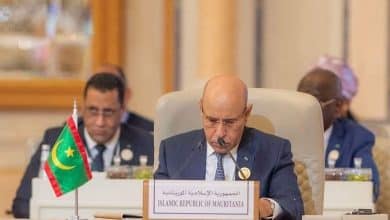 Photo de Discours du Président de la République, M. Mohamed Ould Cheikh El-Ghazouani, lors du sommet saoudo-africain