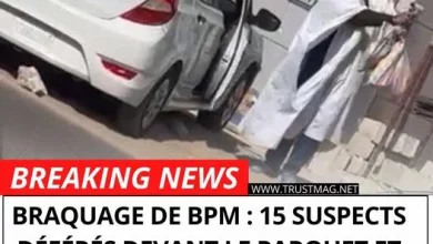 Photo de Braquage de BPM : 15 suspects déférés et deux policiers limogés