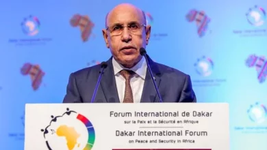 Photo de Discours du Président Ghazouani au Forum international de Dakar