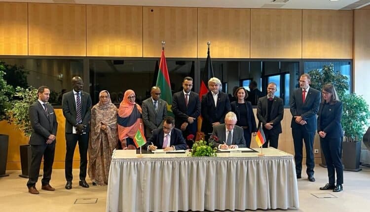 Photo de Signature d’un programme de coopération bilatérale avec l’Allemagne pour un montant de 62 millions d’Euros
