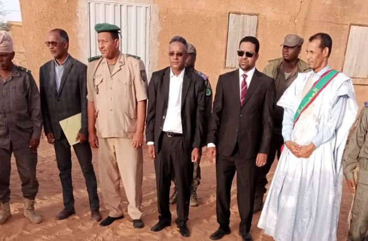 Photo de Le Hakem de maghta lehjar en visite de travail à Djonaba