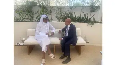 Photo de Le Président de la République s’entretient avec l’Émir du Qatar