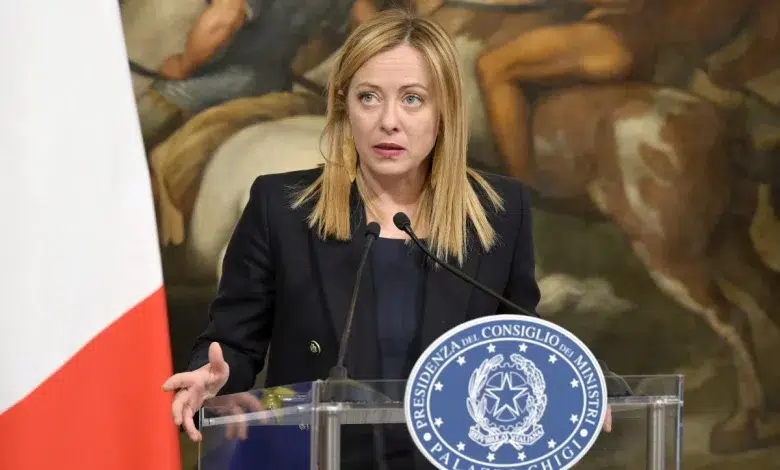 La Première ministre Giorgia Meloni