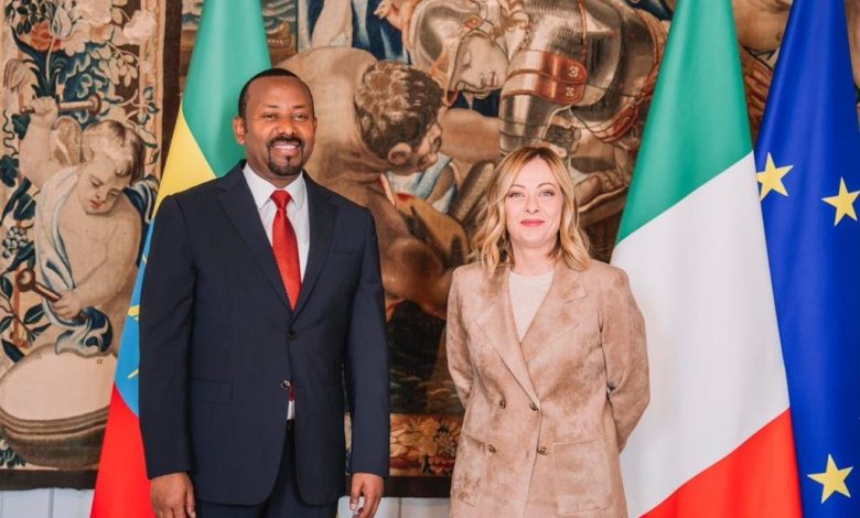 Photo de Italie-Éthiopie : Meloni reçoit le Premier ministre Abiy Ahmed Ali