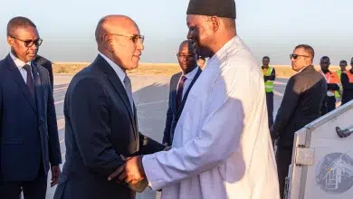 Photo de Le Président Gambien et son épouse en visite à Nouakchott