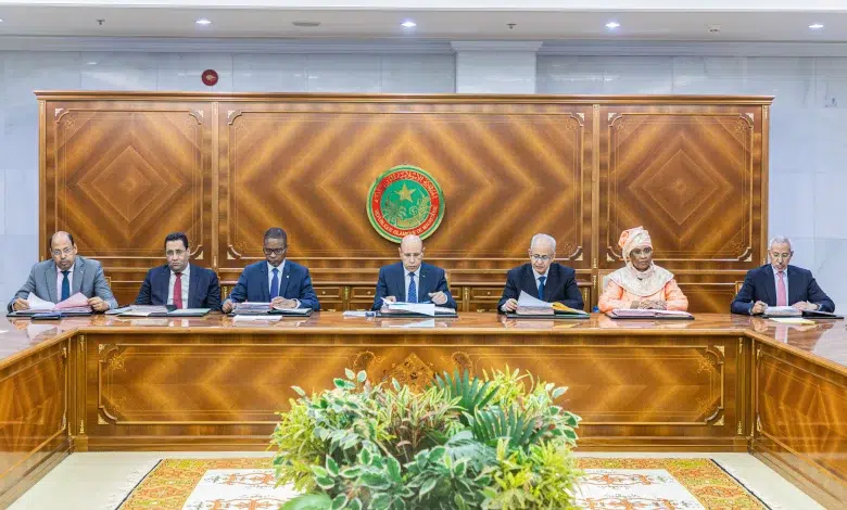 Photo de Mauritanie: Réunion hebdomadaire du Conseil des ministres