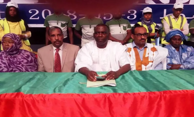 Photo de L’alliance électorale entre le candidat Biram Dah Abeid et Sawab en 2018