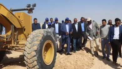 Photo de Lancement du réseau routier urbain à Nouadhibou