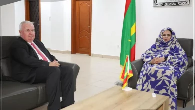 Photo de La Ministre de l’Emploi et de la Formation professionnelle reçoit l’Ambassadeur britannique en Mauritanie