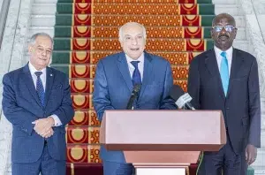 Le président de la République reçoit d'un message écrit de son homologue algérien. 