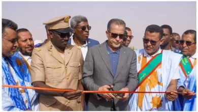 Photo de Le Délégué Général de ‘’Taazour’’ inaugure deux réseaux d’eau potable et un barrage agricole à Tamchekett.