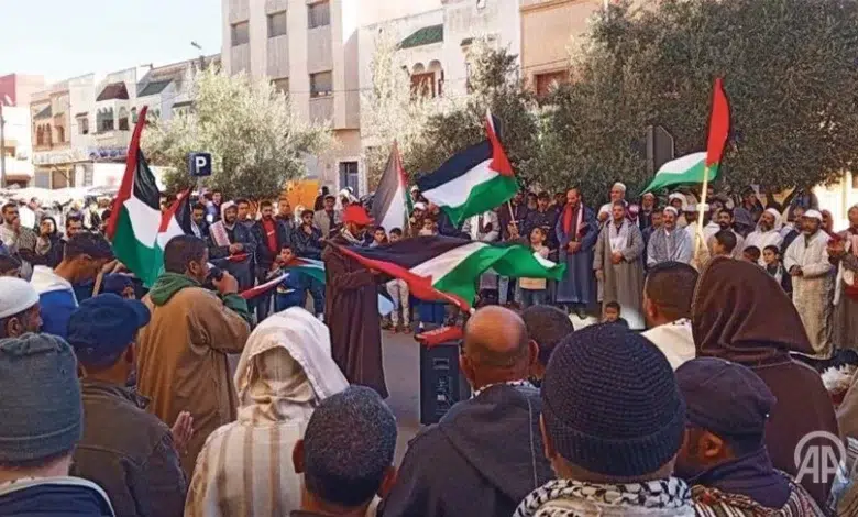 Maroc : manifestation massive à Rabat en soutien à Gaza