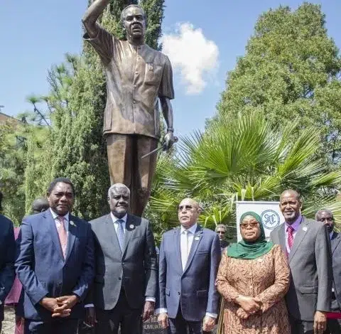 African Union monument Président tanzanien Nyerere