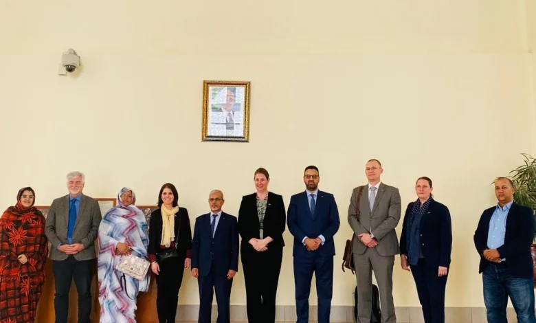 Une délégation de la KfW allemande à l'académie diplomatique 1 Une délégation de la KfW allemande à l'académie diplomatique de Mauritanie.