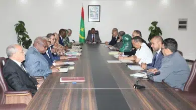 Photo de Réunion du comité ministériel chargé du suivi des services de base