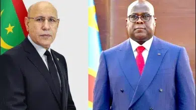 Photo de Entretien téléphonique entre Tshisekedi et Ghazouani