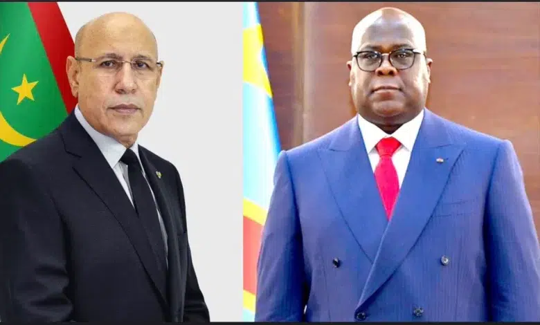 Entretien téléphonique entre Tshisekedi et Ghazouani