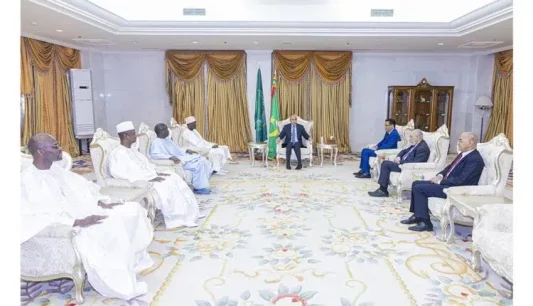 Photo de Le Président de la République reçoit une délégation sénégalaise