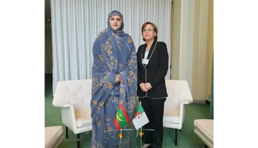 Photo de La ministre de l’Action sociale rencontre son homologue algérienne