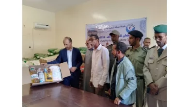 Photo de Distribution de 250 paniers alimentaires aux retraités de la SNIM