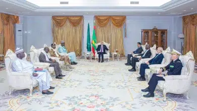 Photo de Président Ghazouani reçoit un message du Chef de l’Etat malien