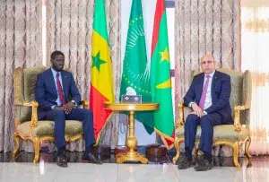 Arrivée à Nouakchott du président sénégalais, Diomaye Faye