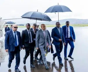 Ghazouani est arrivé au Rwanda 