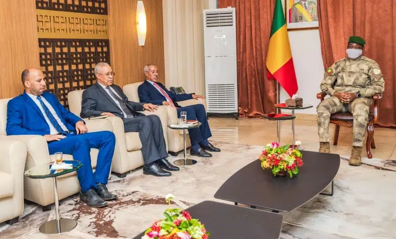 Photo de Renforcement des liens sécuritaires : le Président de la Transition reçoit le ministre de la Défense de la Mauritanie