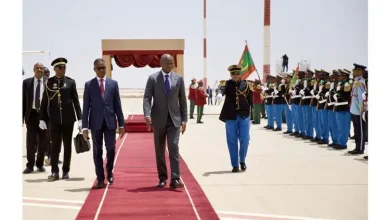 Photo de Départ de Nouakchott du Président de la Transition de la République du Gabon