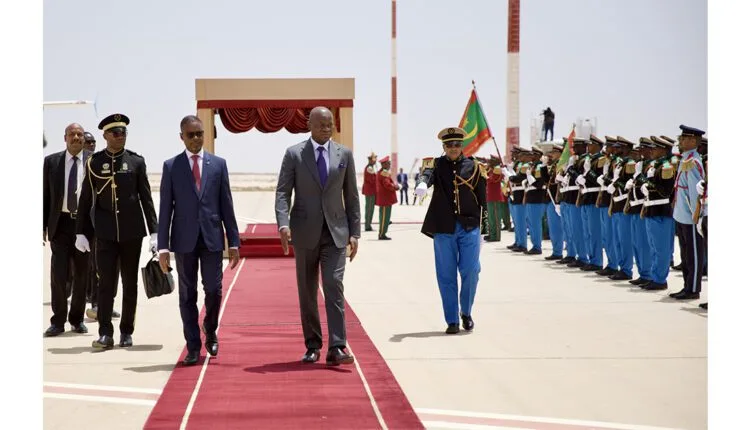 Départ de Nouakchott du Président de la Transition de la République du Gabon