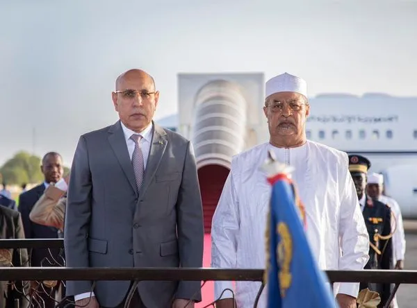 Le Président de la République à l'investiture du Président tchadien