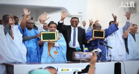 Présidentielle 2024 : Signature d`un accord entre le candidat EL ID et des forces politiques 1 Présidentielle 2024 : Signature d`un accord entre le candidat EL ID et des forces politiques