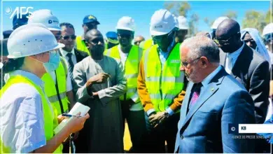 Photo de Pont de Rosso : les travaux exécutés à 17 %, selon le ministre mauritanien de l’Equipement
