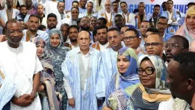 Photo de Le candidat Mohamed Ould Cheikh Ghazouani dans certains des lieux de sa campagne