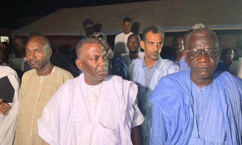 Photo de Le président Biram Dah Abeid se rend au Guidimagha