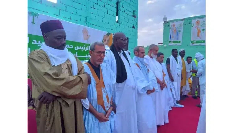 Photo de Le candidat Hamady Sid’El Moctar préside un meeting à Rosso