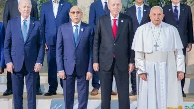 Photo de Le Président en exercice de l’Union africaine (UA) au Sommet du G7