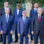 ghazouani avec les dirigeants du G7