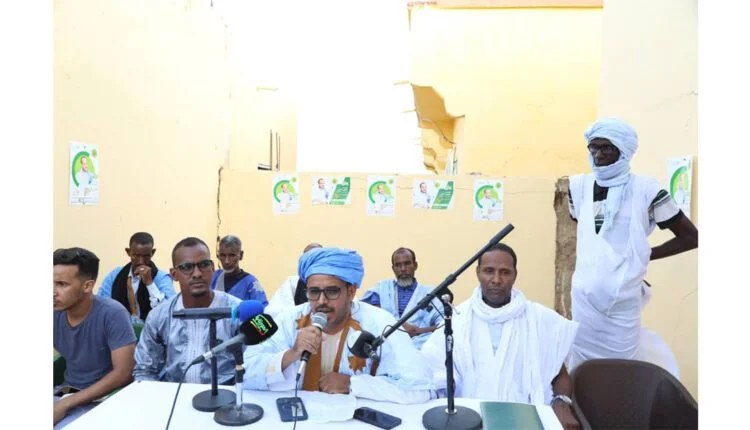 Photo de Sélibaby : Le candidat Wafy présente les grandes lignes de son programme .