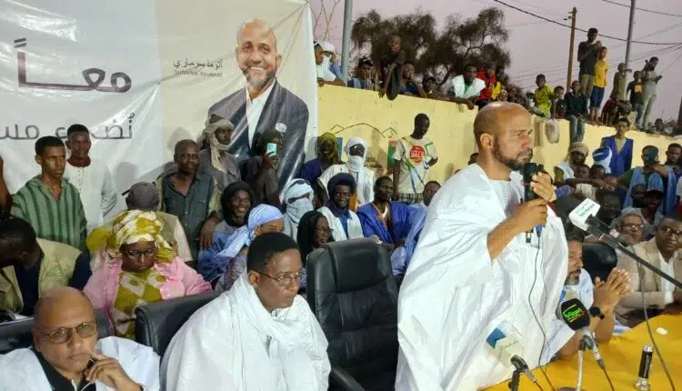 Photo de Le candidat Soumaré préside un meeting populaire à Kiffa