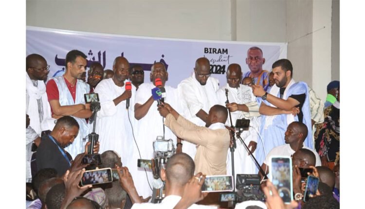 Photo de Présidentielle 2024: Biram organise un meeting à Sélibaby