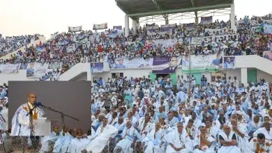 Photo de Ghazouani expose les grandes lignes de son programme à Tidjikja