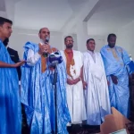 Hamadi Sidi Mokhtar tient un meeting de campagne à Kiffa