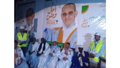 Photo de Le candidat Hamadi Sidi Mokhtar préside une soirée  à Tiguent.