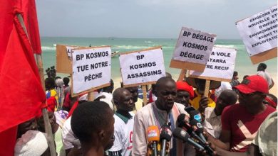 Photo de Manifestations à Saint-Louis : les pêcheurs dénoncent les actions de BP et Kosmos